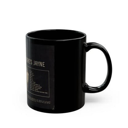 Jayne Mansfield #278 - JAYNE Pocket Magazine inside & Pages 1 (Vintage Female Icon) Black Coffee Mug - Go Mug Yourself