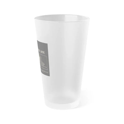 Jayne Mansfield #278 - JAYNE Pocket Magazine inside & Pages 1 (Vintage Female Icon) Frosted Pint Glass 16oz - Go Mug Yourself