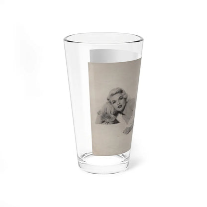 Jayne Mansfield #278 - JAYNE Pocket Magazine inside & Pages 1 (Vintage Female Icon) Pint Glass 16oz-Go Mug Yourself