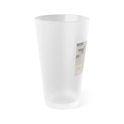Jayne Mansfield #279 - JAYNE Pocket Magazine Pages 2 & 3 (Vintage Female Icon) Frosted Pint Glass 16oz - Go Mug Yourself