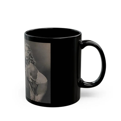 Jayne Mansfield #291 - JAYNE Pocket Magazine Pages 26 & 27 (Vintage Female Icon) Black Coffee Mug - Go Mug Yourself