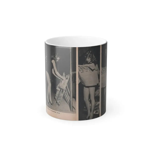 Jayne Mansfield #292 - JAYNE Pocket Magazine Pages 28 & 29 (Vintage Female Icon) Color Changing Coffee Mug 11oz - Go Mug Yourself