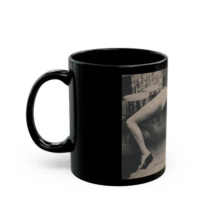 Jayne Mansfield #294 - JAYNE Pocket Magazine Pages 32 & 33 (Vintage Female Icon) Black Coffee Mug - Go Mug Yourself