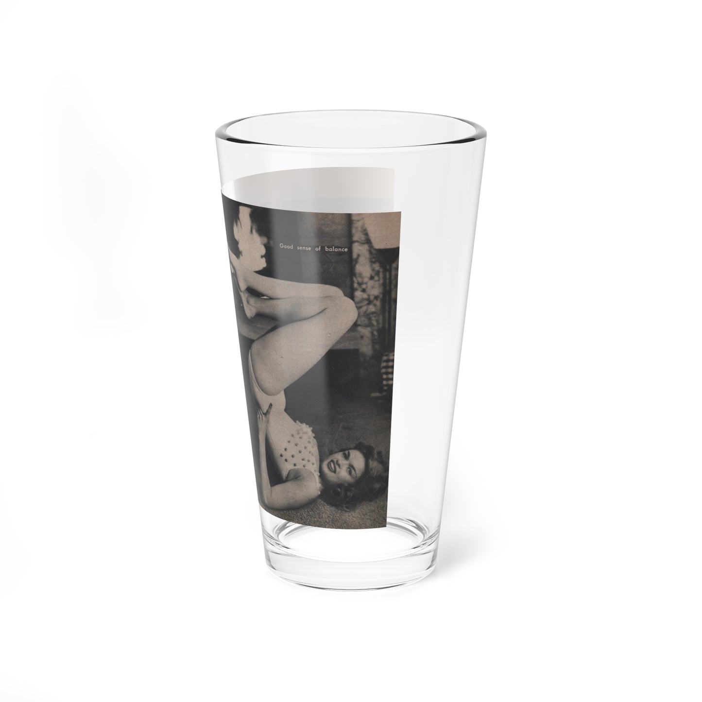 Jayne Mansfield #295 - JAYNE Pocket Magazine Pages 34 & 35 (Vintage Female Icon) Pint Glass 16oz-Go Mug Yourself