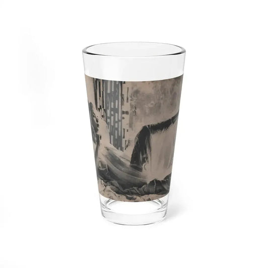 Jayne Mansfield #296 - JAYNE Pocket Magazine Pages 36 & 37 (Vintage Female Icon) Pint Glass 16oz 16oz - Go Mug Yourself
