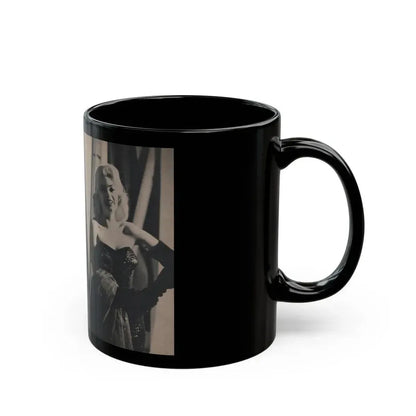 Jayne Mansfield #298 - JAYNE Pocket Magazine Pages 40 & 41 (Vintage Female Icon) Black Coffee Mug - Go Mug Yourself