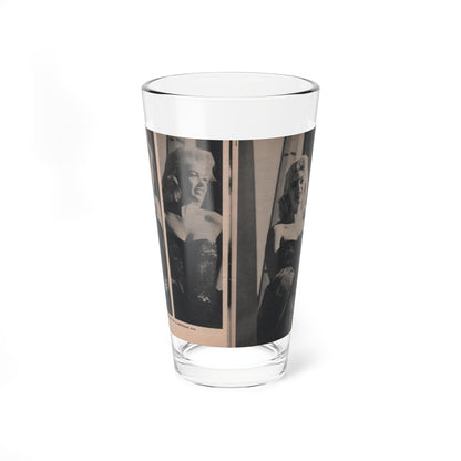 Jayne Mansfield #298 - JAYNE Pocket Magazine Pages 40 & 41 (Vintage Female Icon) Pint Glass 16oz-16oz-Go Mug Yourself