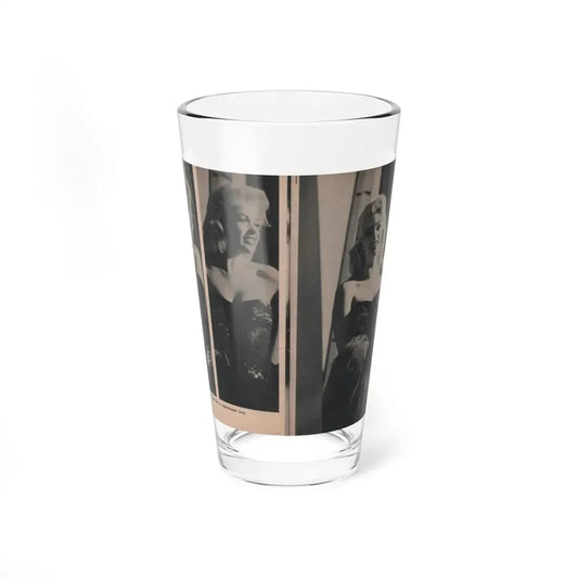 Jayne Mansfield #298 - JAYNE Pocket Magazine Pages 40 & 41 (Vintage Female Icon) Pint Glass 16oz 16oz - Go Mug Yourself