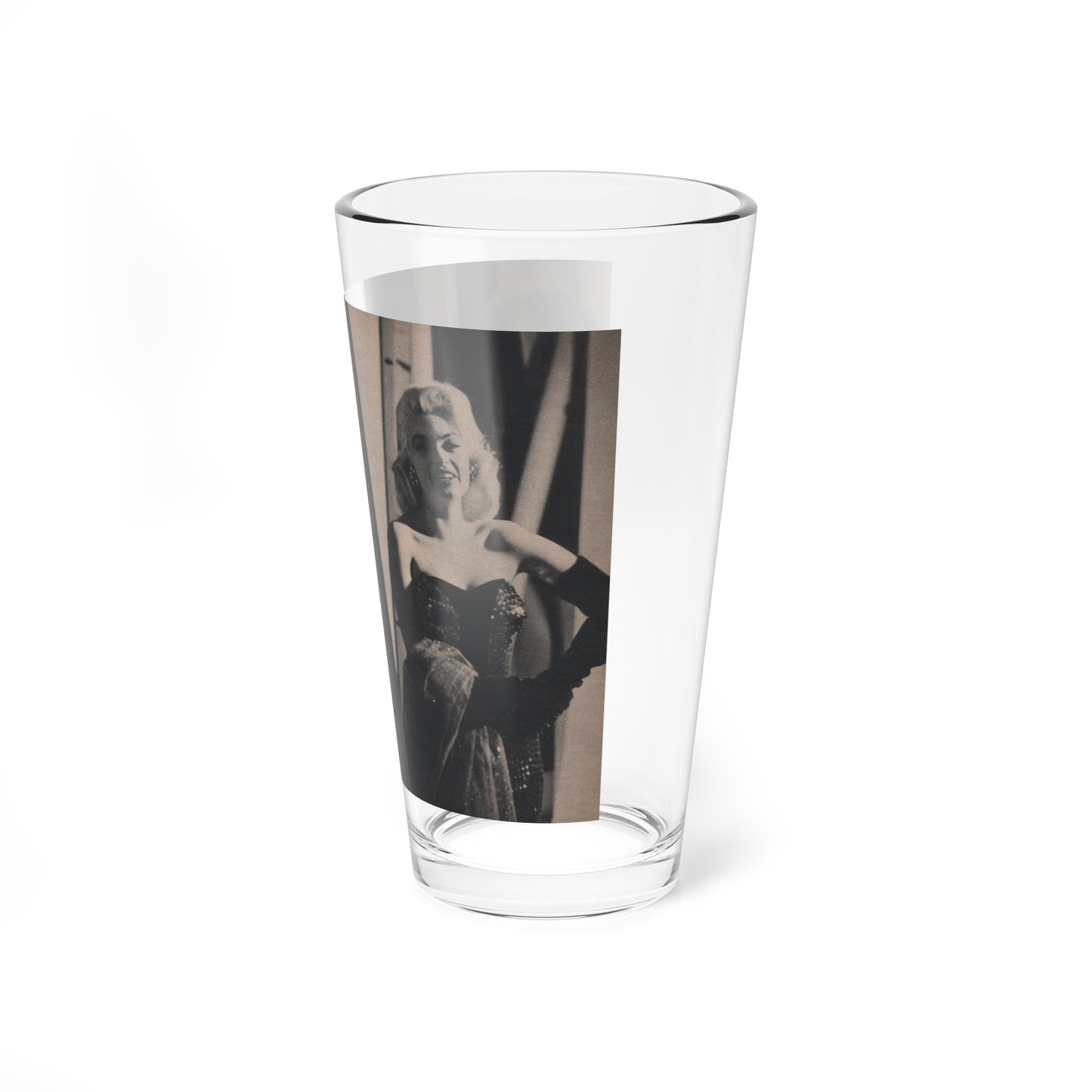 Jayne Mansfield #298 - JAYNE Pocket Magazine Pages 40 & 41 (Vintage Female Icon) Pint Glass 16oz-Go Mug Yourself