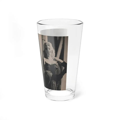 Jayne Mansfield #298 - JAYNE Pocket Magazine Pages 40 & 41 (Vintage Female Icon) Pint Glass 16oz - Go Mug Yourself