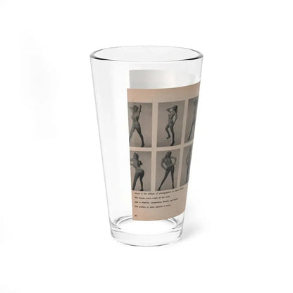Jayne Mansfield #299 - JAYNE Pocket Magazine Pages 42 & 43 (Vintage Female Icon) Pint Glass 16oz - Go Mug Yourself