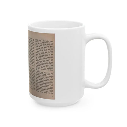 Jayne Mansfield #308 - JAYNE Pocket Magazine Pages 60 & 61 (Vintage Female Icon) White Coffee Mug - Go Mug Yourself