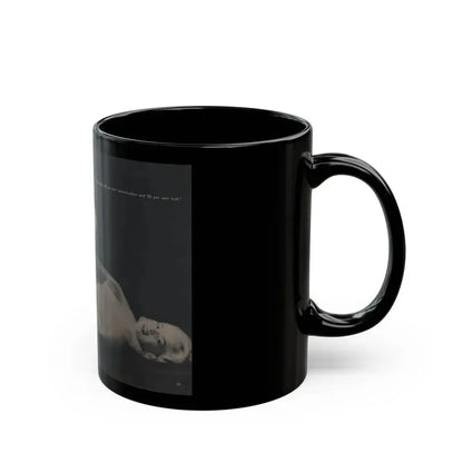 Jayne Mansfield #309 - JAYNE Pocket Magazine Pages 62 & 63 (Vintage Female Icon) Black Coffee Mug - Go Mug Yourself