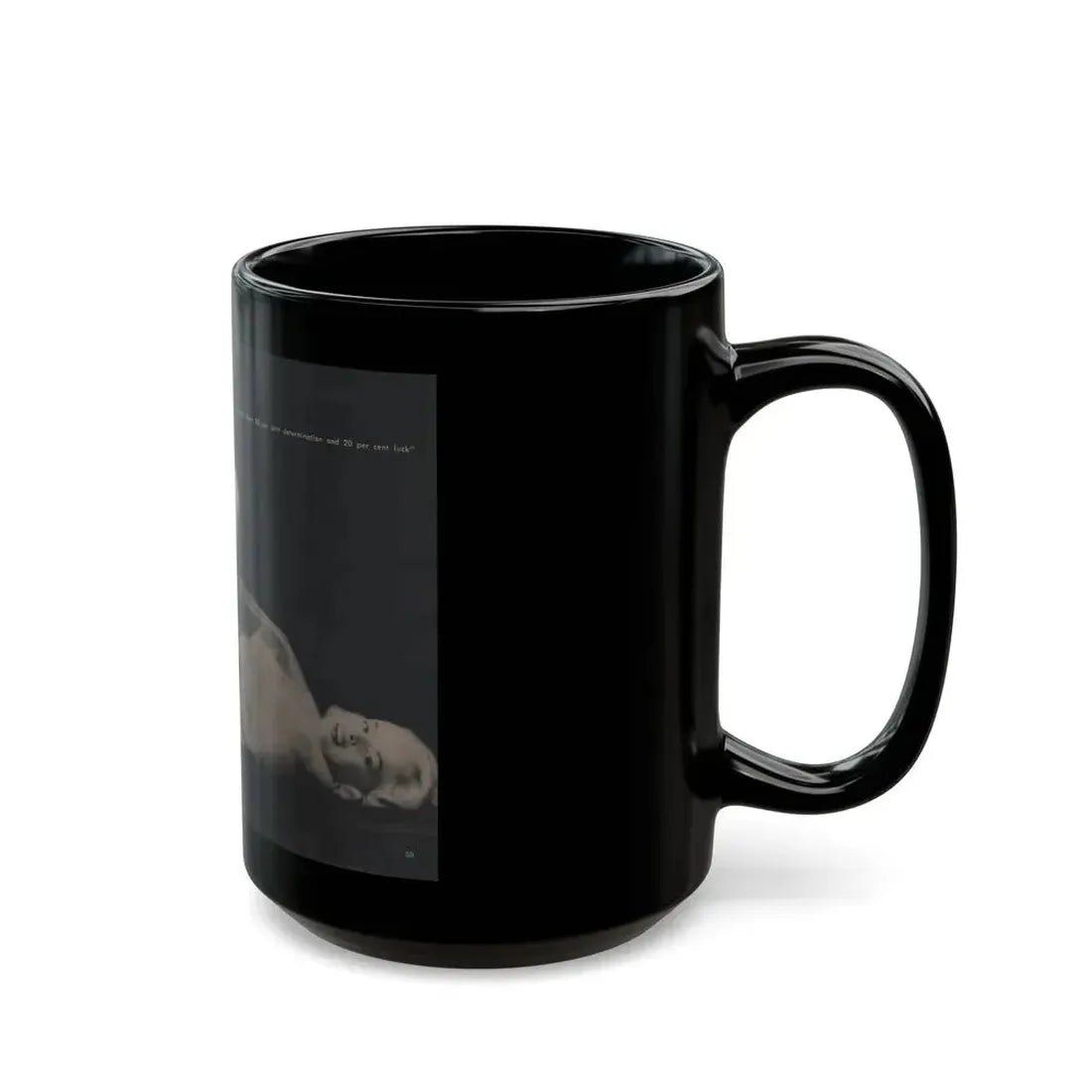 Jayne Mansfield #309 - JAYNE Pocket Magazine Pages 62 & 63 (Vintage Female Icon) Black Coffee Mug - Go Mug Yourself