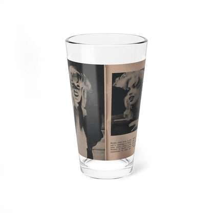 Jayne Mansfield #310 - JAYNE Pocket Magazine Pages 64 & 65 (Vintage Female Icon) Pint Glass 16oz-16oz-Go Mug Yourself