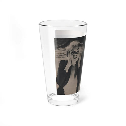 Jayne Mansfield #310 - JAYNE Pocket Magazine Pages 64 & 65 (Vintage Female Icon) Pint Glass 16oz-Go Mug Yourself