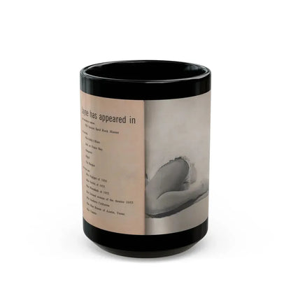 Jayne Mansfield #312 - JAYNE Pocket Magazine Pages 68 & 69 (Vintage Female Icon) Black Coffee Mug 15oz - Go Mug Yourself