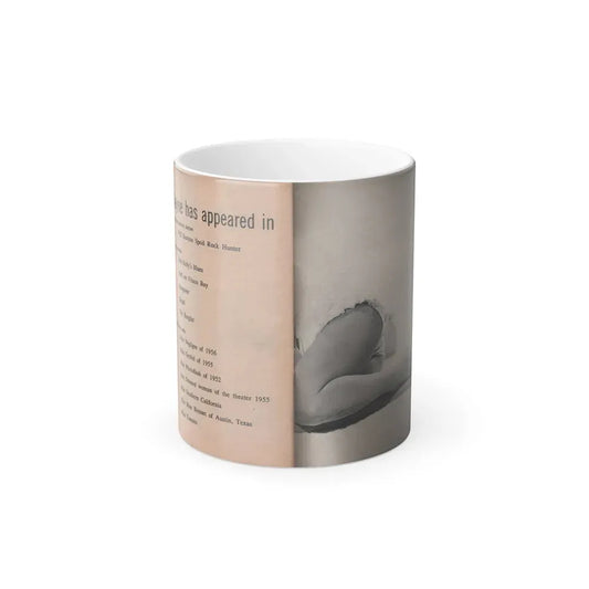 Jayne Mansfield #312 - JAYNE Pocket Magazine Pages 68 & 69 (Vintage Female Icon) Color Changing Coffee Mug 11oz - Go Mug Yourself