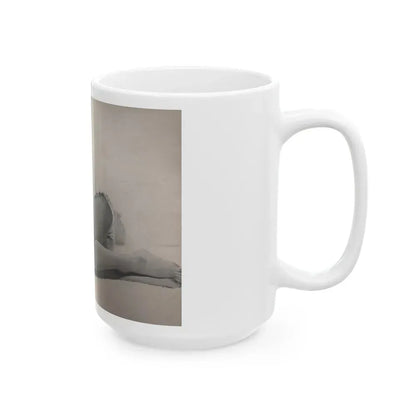 Jayne Mansfield #312 - JAYNE Pocket Magazine Pages 68 & 69 (Vintage Female Icon) White Coffee Mug - Go Mug Yourself