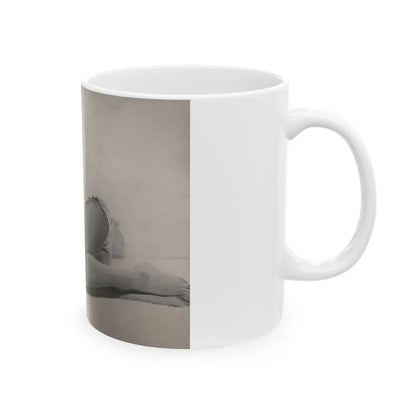 Jayne Mansfield #312 - JAYNE Pocket Magazine Pages 68 & 69 (Vintage Female Icon) White Coffee Mug - Go Mug Yourself