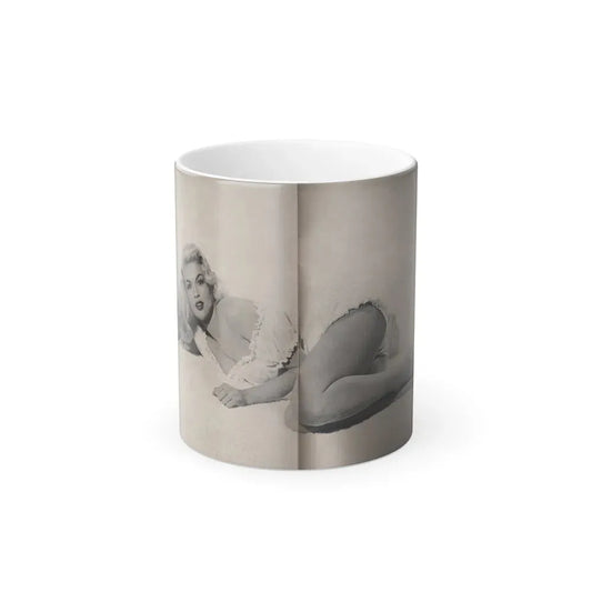 Jayne Mansfield #313 - JAYNE Pocket Magazine Joined (Vintage Female Icon) Color Changing Coffee Mug 11oz - Go Mug Yourself