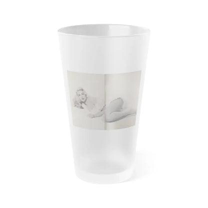 Jayne Mansfield #313 - JAYNE Pocket Magazine Joined (Vintage Female Icon) Frosted Pint Glass 16oz 16oz Frosted - Go Mug Yourself