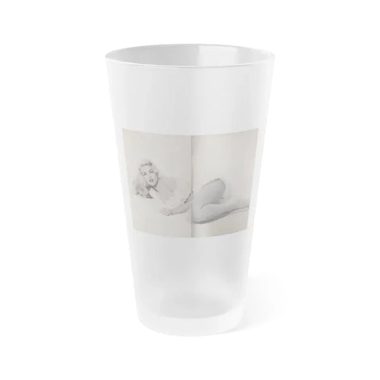 Jayne Mansfield #313 - JAYNE Pocket Magazine Joined (Vintage Female Icon) Frosted Pint Glass 16oz 16oz Frosted - Go Mug Yourself