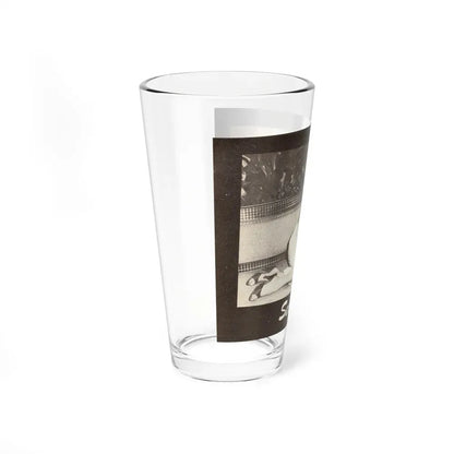 Jayne Mansfield #315 - 1 Almost Full Page B&W Photo on Page 34 from BOLD Pocket Mag. Feb. '59 (Vintage Female Icon) Pint Glass 16oz - Go Mug Yourself