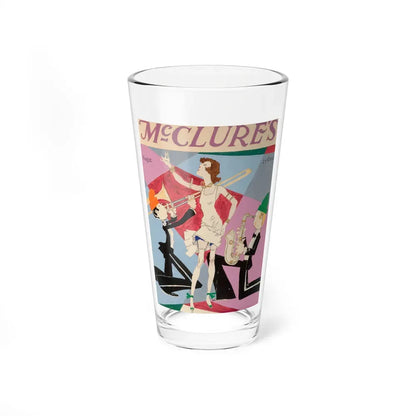 Jazz, McClure magazine cover preliminary, August - Pint Glass 16oz 16oz - Go Mug Yourself