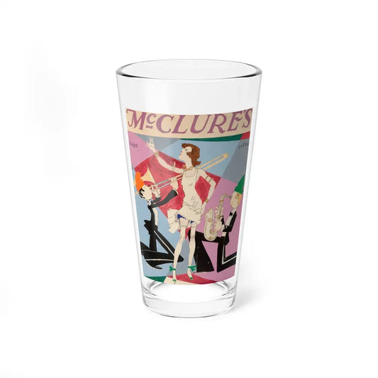 Jazz, McClure magazine cover preliminary, August - Pint Glass 16oz 16oz - Go Mug Yourself