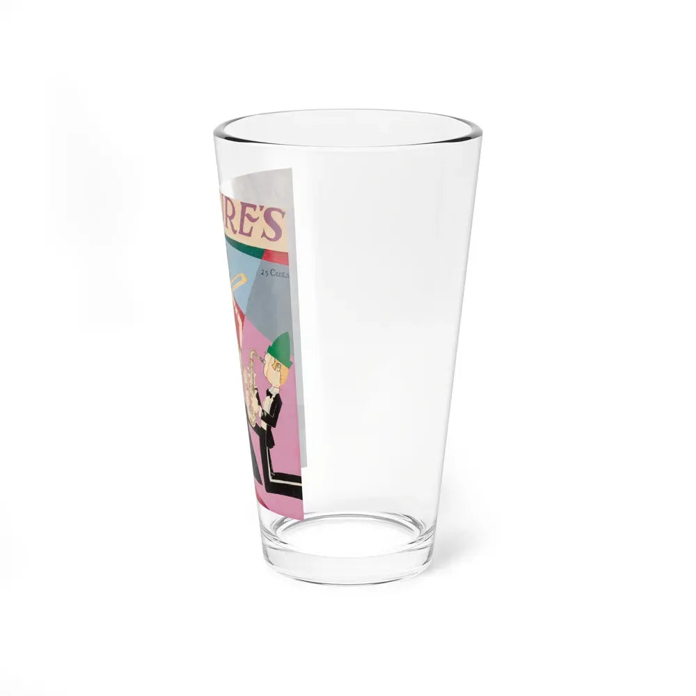 Jazz, McClure magazine cover preliminary, August - Pint Glass 16oz - Go Mug Yourself