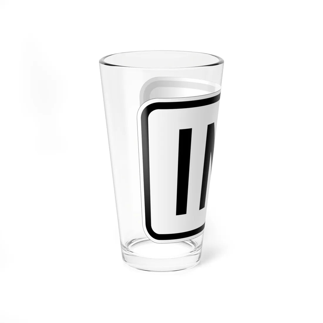 Jct plate es (Puerto Rico) (Road Sign) Pint Glass 16oz - Go Mug Yourself