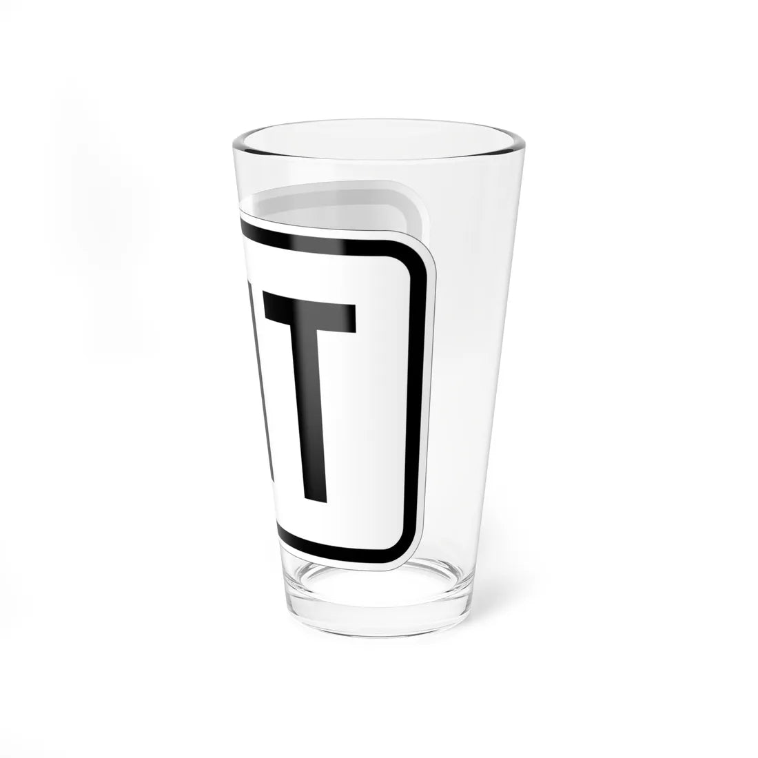 Jct plate es (Puerto Rico) (Road Sign) Pint Glass 16oz - Go Mug Yourself