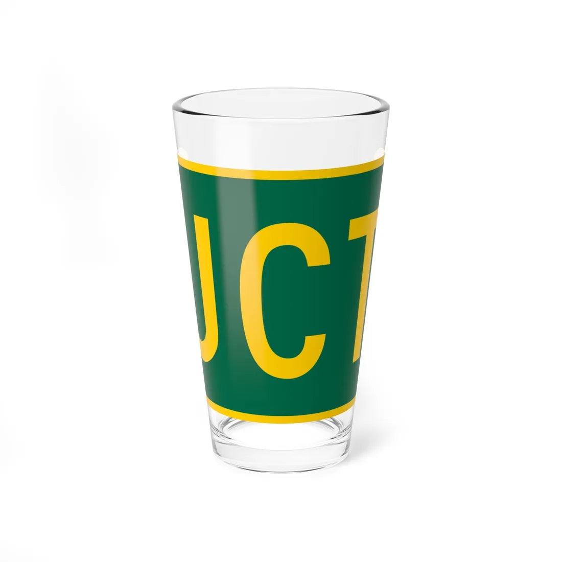 Jct plate GSP (New Jersey) (Road Sign) Pint Glass 16oz 16oz - Go Mug Yourself