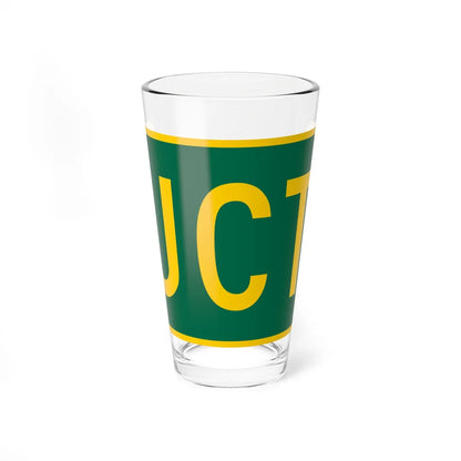Jct plate GSP (New Jersey) (Road Sign) Pint Glass 16oz 16oz - Go Mug Yourself
