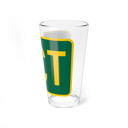 Jct plate GSP (New Jersey) (Road Sign) Pint Glass 16oz - Go Mug Yourself