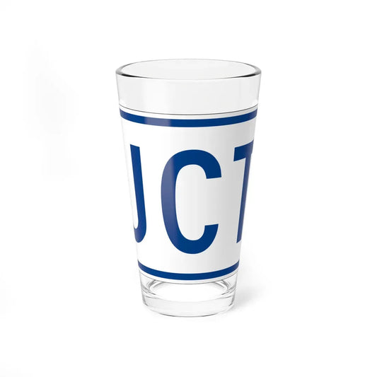 Jct plate South Carolina (South Carolina) (Road Sign) Pint Glass 16oz 16oz - Go Mug Yourself