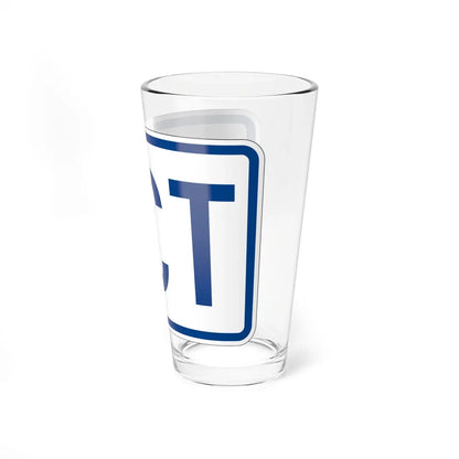 Jct plate South Carolina (South Carolina) (Road Sign) Pint Glass 16oz - Go Mug Yourself