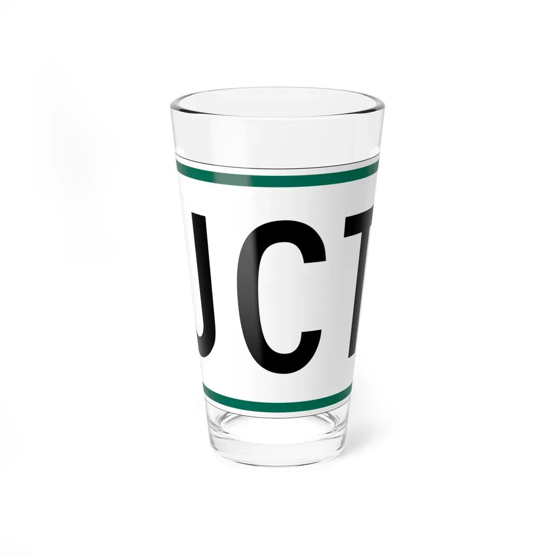 Jct plate South Dakota (South Dakota) (Road Sign) Pint Glass 16oz 16oz - Go Mug Yourself