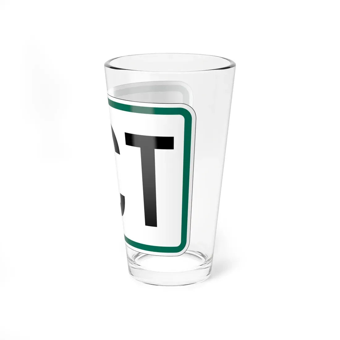 Jct plate South Dakota (South Dakota) (Road Sign) Pint Glass 16oz - Go Mug Yourself
