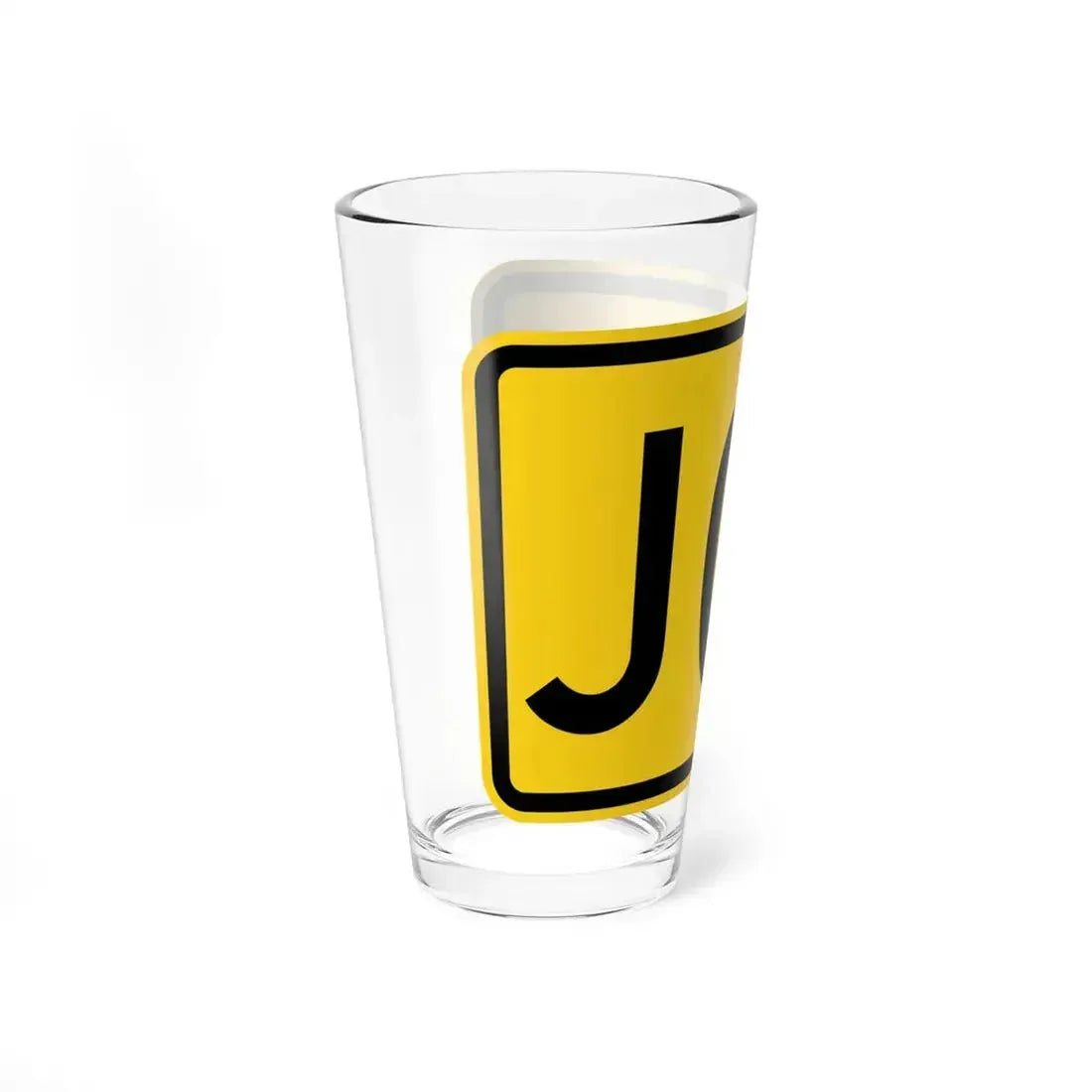 Jct plate Wyoming (Wyoming) (Road Sign) Pint Glass 16oz - Go Mug Yourself