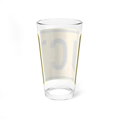 Jct plate Wyoming (Wyoming) (Road Sign) Pint Glass 16oz - Go Mug Yourself