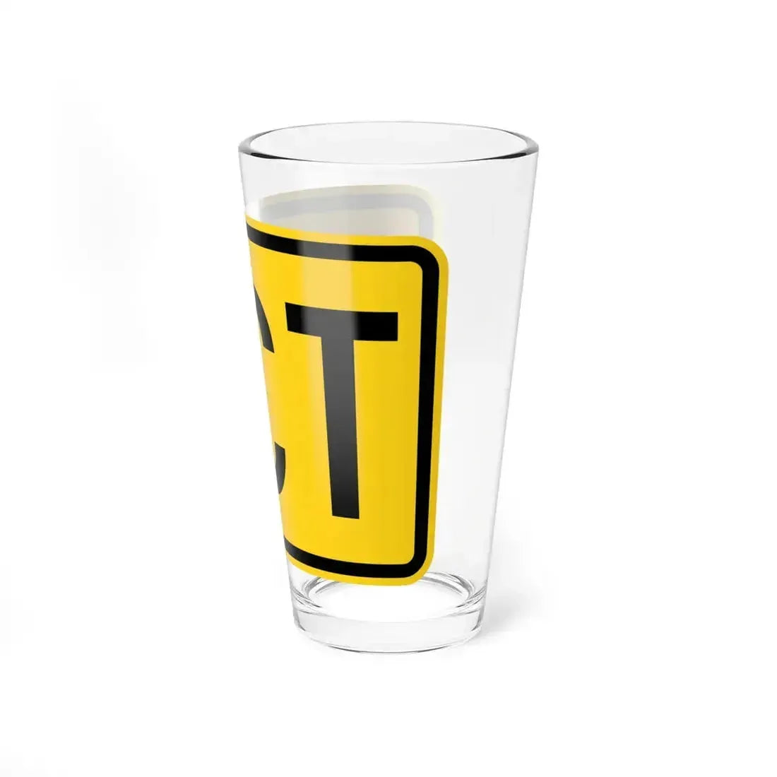 Jct plate Wyoming (Wyoming) (Road Sign) Pint Glass 16oz - Go Mug Yourself