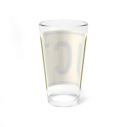 Jct plate Wyoming (Wyoming) (Road Sign) Pint Glss 16oz - Go Mug Yourself