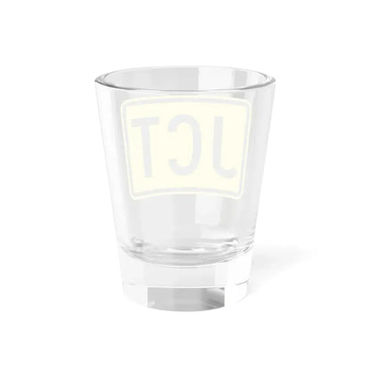 Jct plate Wyoming (Wyoming) (Road Sign) Shot Glass 1.5oz - Go Mug Yourself