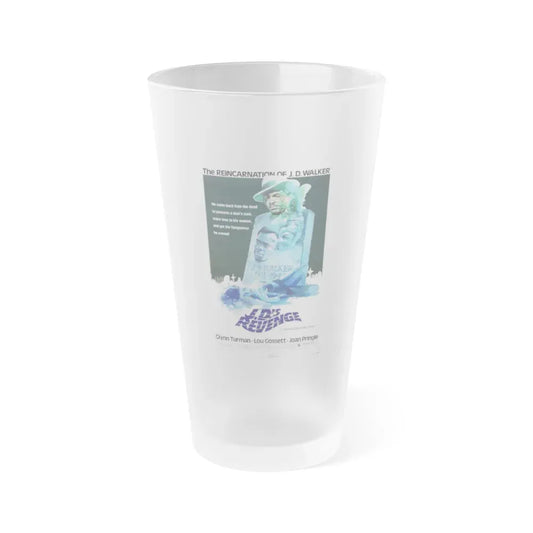 J.D.'S REVENGE 1976 Movie Poster - Frosted Pint Glass 16oz 16oz Frosted - Go Mug Yourself