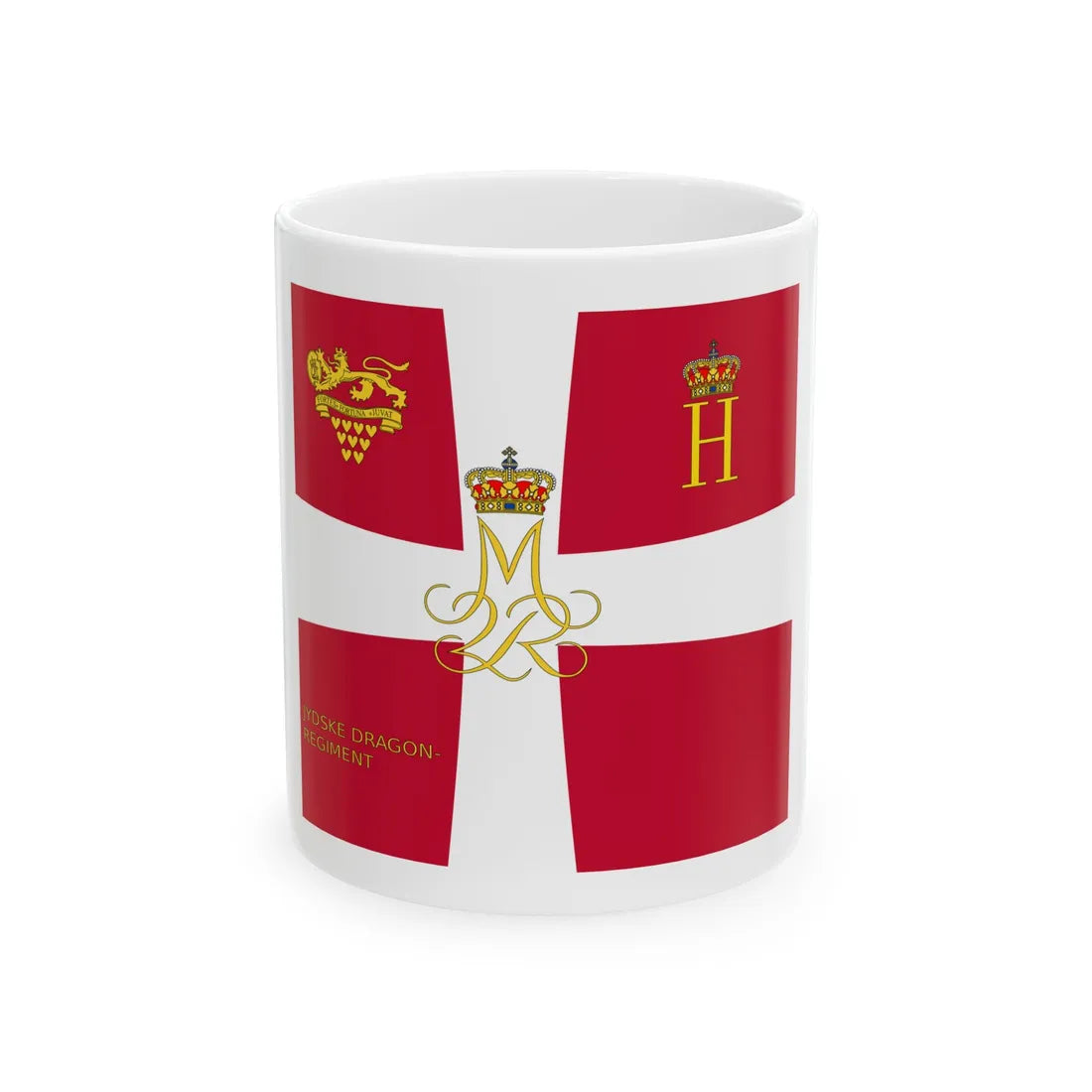 JDR Standard (Denmark) White Coffee Mug 11oz - Go Mug Yourself