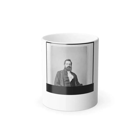 Jean Allard Jeancon, Union Officer, Half-Length Portrait, Seated, Facing Front (U.S. Civil War) Color Changing Coffee Mug 11oz Default Title 11oz - Go Mug Yourself
