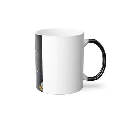 Jean-Auguste-Dominique Ingres (1780-1867) Comtesse d'Haussonville - Oil on Canvas 1845 - Color Changing Mug 11oz - Go Mug Yourself