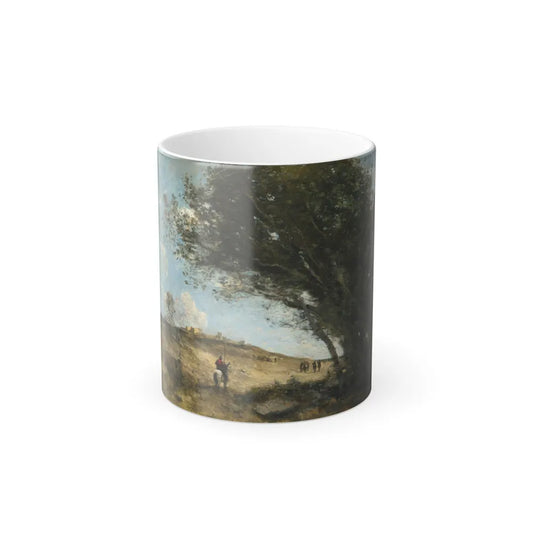 Jean-Baptiste-Camille Corot (1796-1875) Les Gaulois - oil on canvas - Color Changing Mug 11oz 11oz - Go Mug Yourself